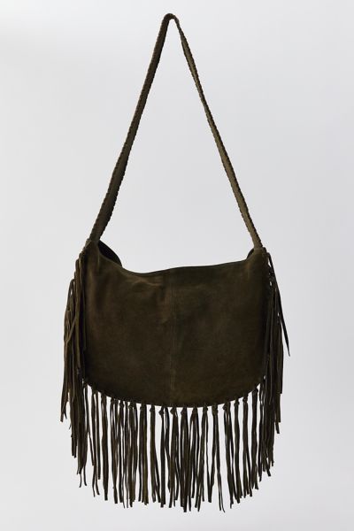 Silence + Noise Bettina Suede Hobo Bag