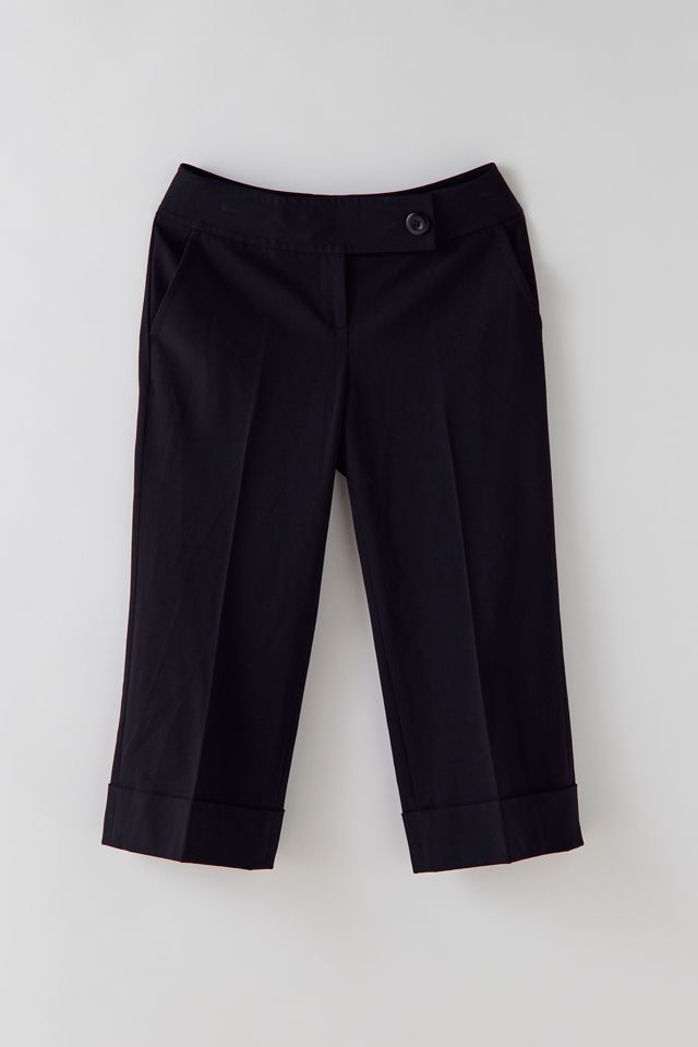 Vintage Cafe Illustration Capri Pants - M
