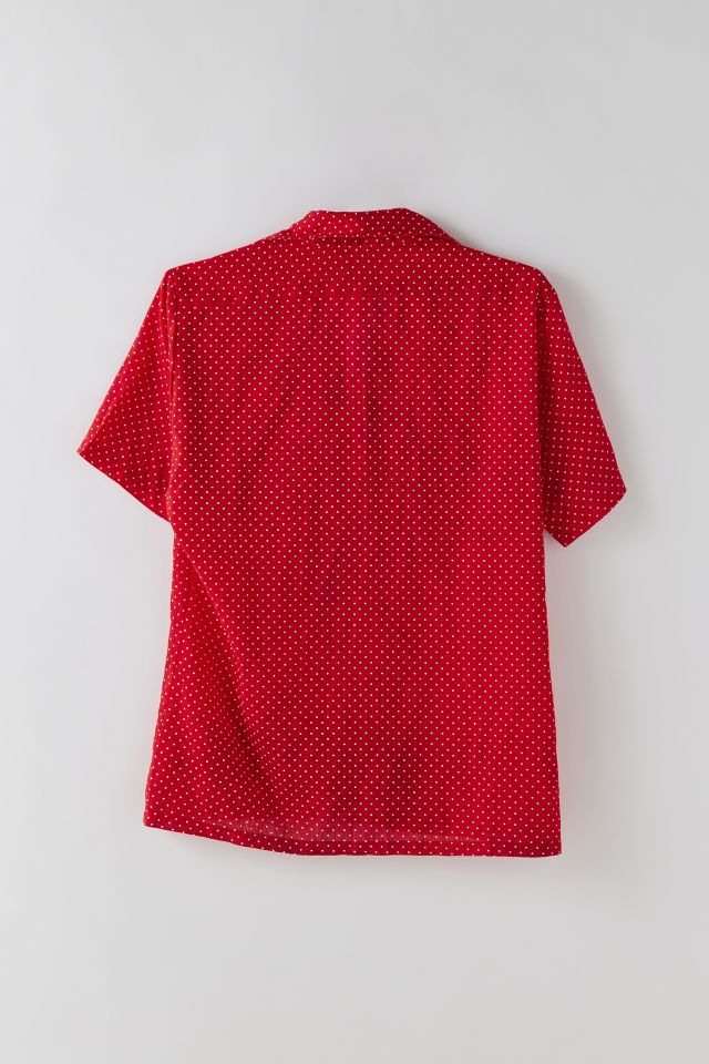 Vintage Polka Dot Blouse #1
