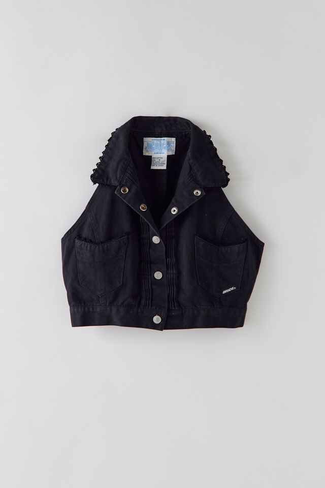 Veveret Button Up Dropped Shoulder Denim Top main image 1