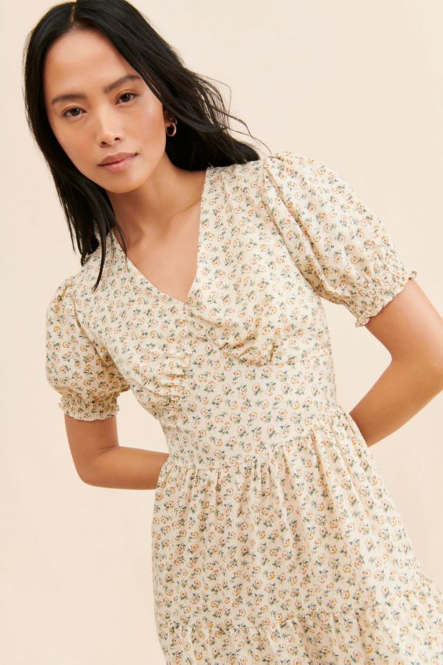 Daisy Street Tiered Cutout Midi Dress #2