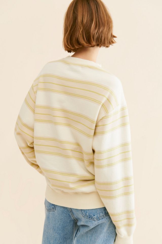 Men's Skate Striped Crew Neck Sweatshirt #1