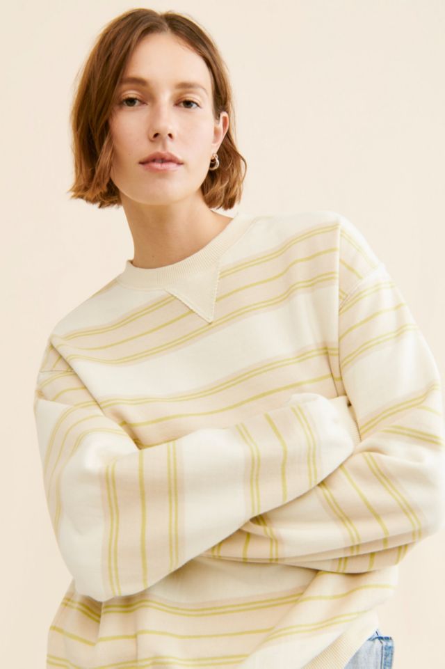 Men's Skate Striped Crew Neck Sweatshirt #2