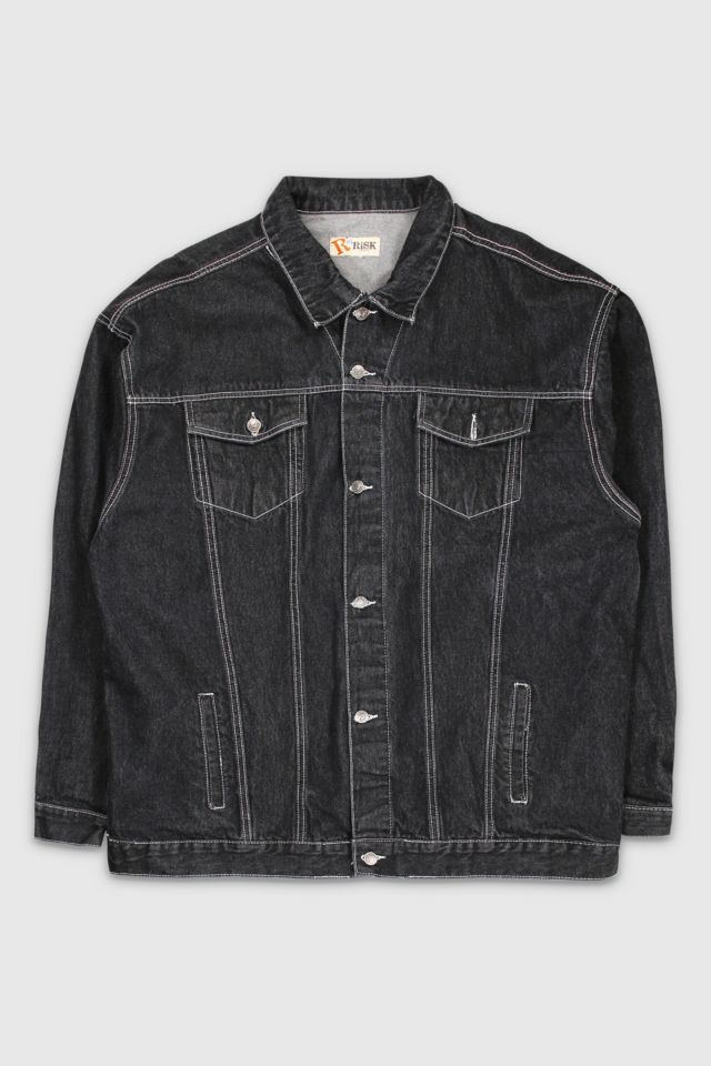 Vintage 90s Black Denim Jacket | Urban Outfitters