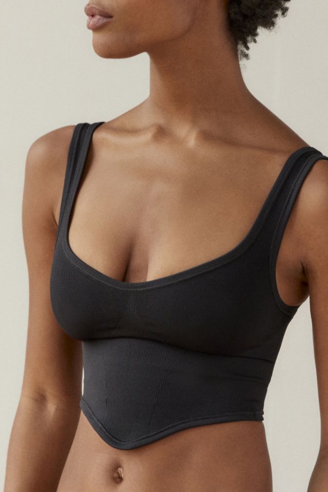 Out From Under Camilla Seamless Bustier Cropped Tank Top #3