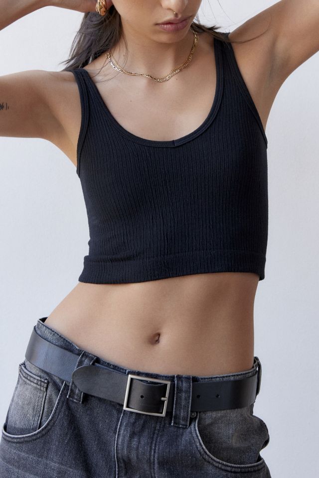 Out From Under Drew Seamless Ribbed Cropped Tank Top #1