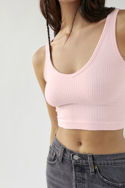 Out From Under Drew Seamless Ribbed Cropped Tank Top