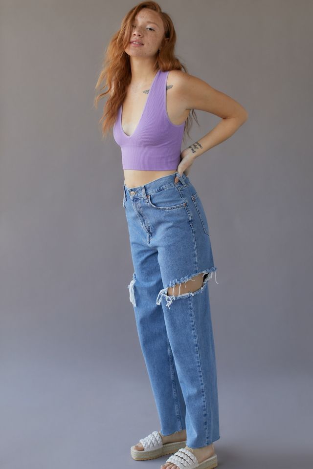 Out From Under Hailey Seamless Plunge Cropped Tank Top #2