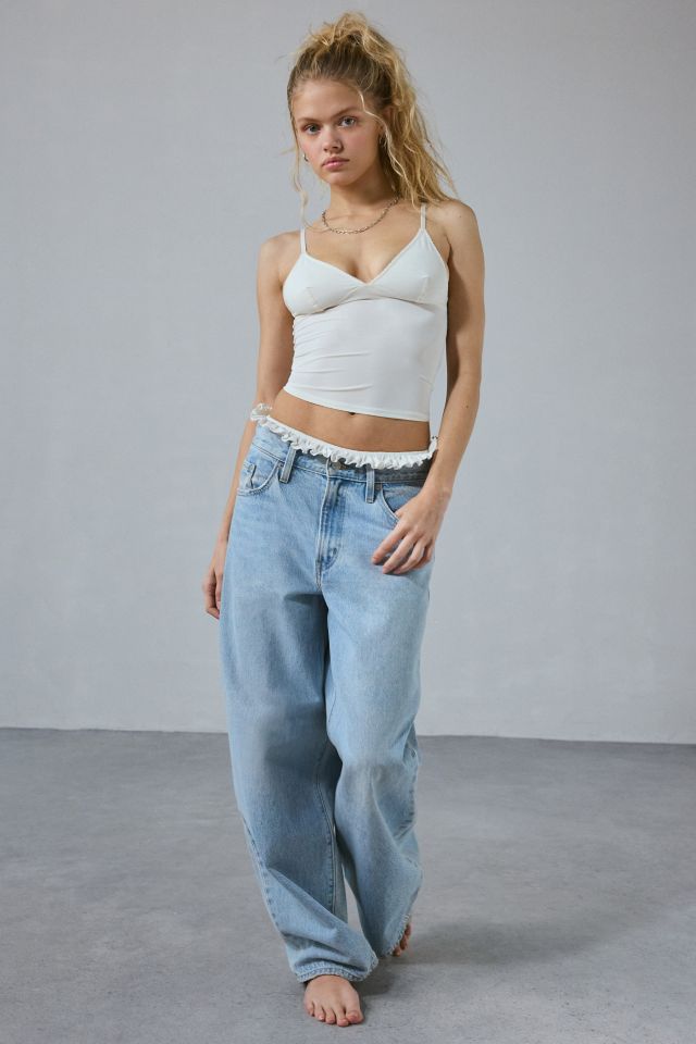 Out From Under Je T'aime Mesh Cropped Cami #1