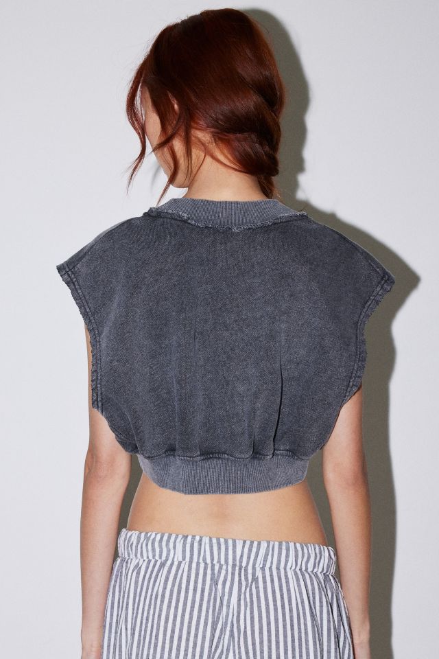 Out From Under Skylar Sleeveless Cropped Sweatshirt #3