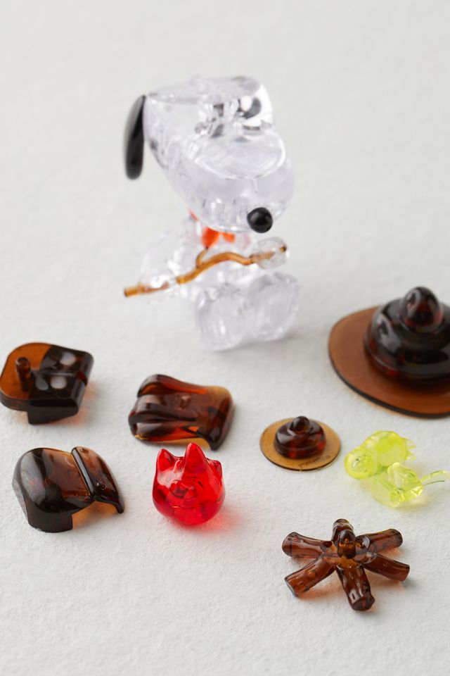 Peanuts Snoopy Campfire Original 3D Crystal Puzzle | Urban Outfitters