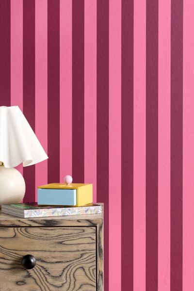 UO Home Cabana Striped Removable Wallpaper