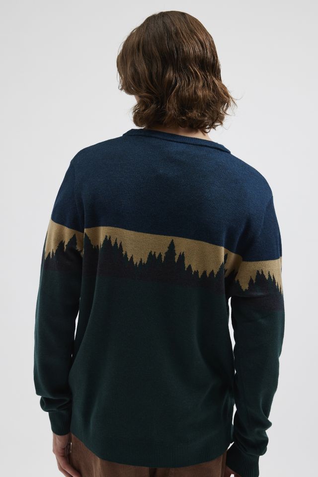 KAVU Highline Pattern Crew Neck Sweater #2