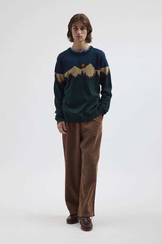 KAVU Highline Pattern Crew Neck Sweater #3