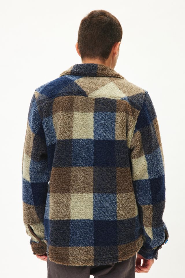 KAVU McCord Creek Check Fleece Jacket #1