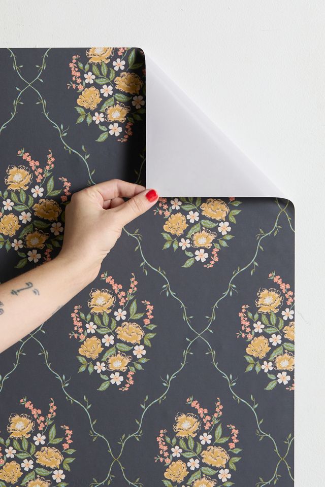 UO Home Black Removable Wallpaper Urban Outfitters Canada