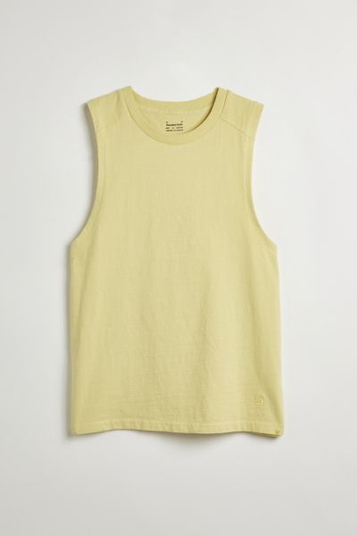 Shop Standard Cloth Jock Tank Top In Yellow Iris, Men's At Urban Outfitters