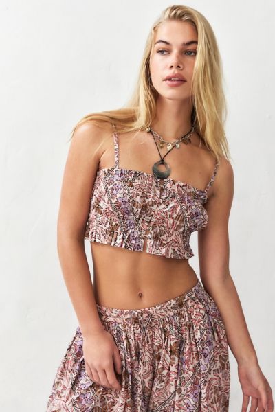 OUT FROM UNDER JASMINE CAMI IN PINK COMBO, WOMEN'S AT URBAN OUTFITTERS 