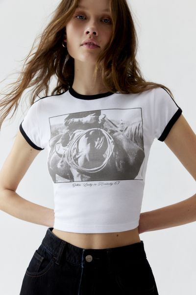 Cowboy Photoreal Ringer Baby Tee | Urban Outfitters Canada