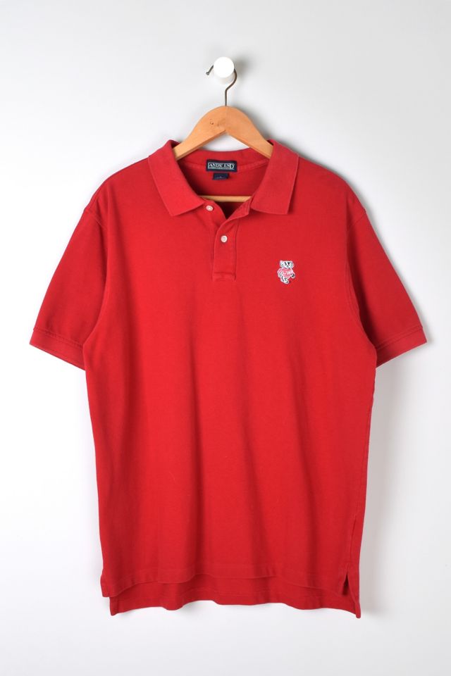 Vintage 90s Wisconsin Badgers Polo Shirt | Urban Outfitters