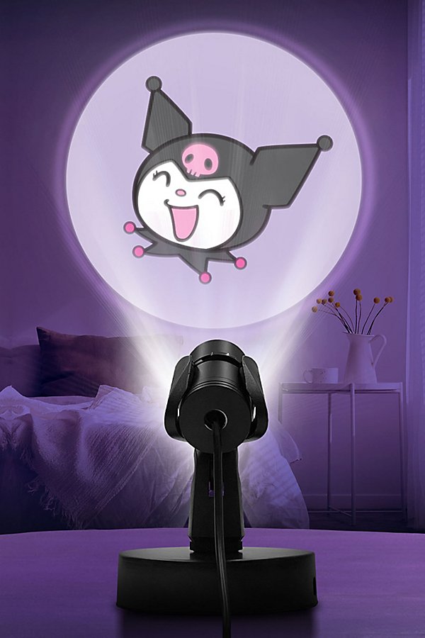 Sanrio Projection Lamp In Kuromi At Urban Outfitters In Black