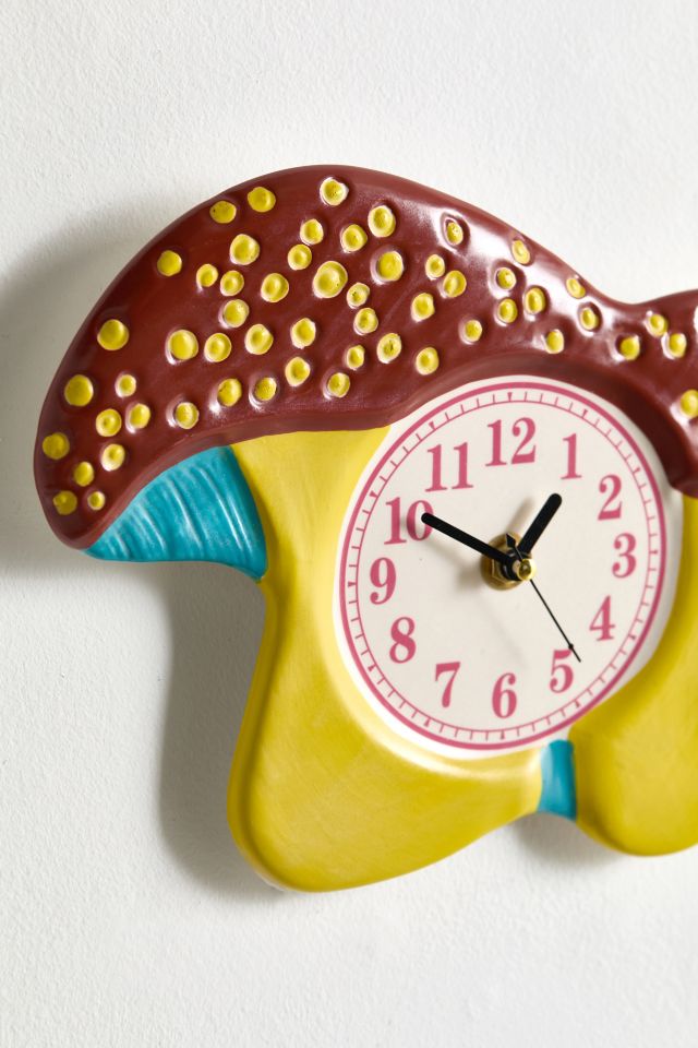 Mushroom Buddies Wall Clock #2