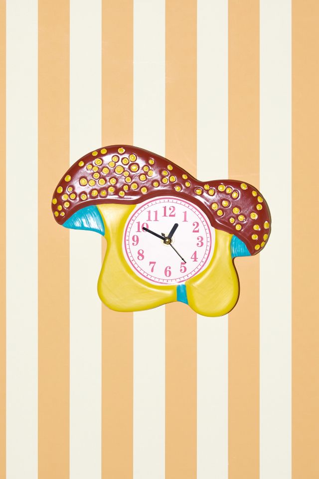 Mushroom Buddies Wall Clock #3