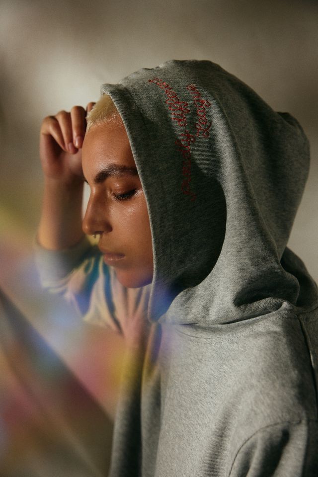 Peau De Loup X Tegan And Sara Foundation UO Exclusive Embroidered Boxy Hoodie Sweatshirt #4