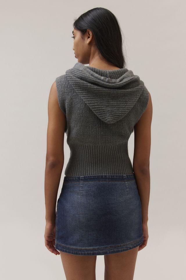 BDG Harlow Denim Micro Mini Wrap Skirt #4