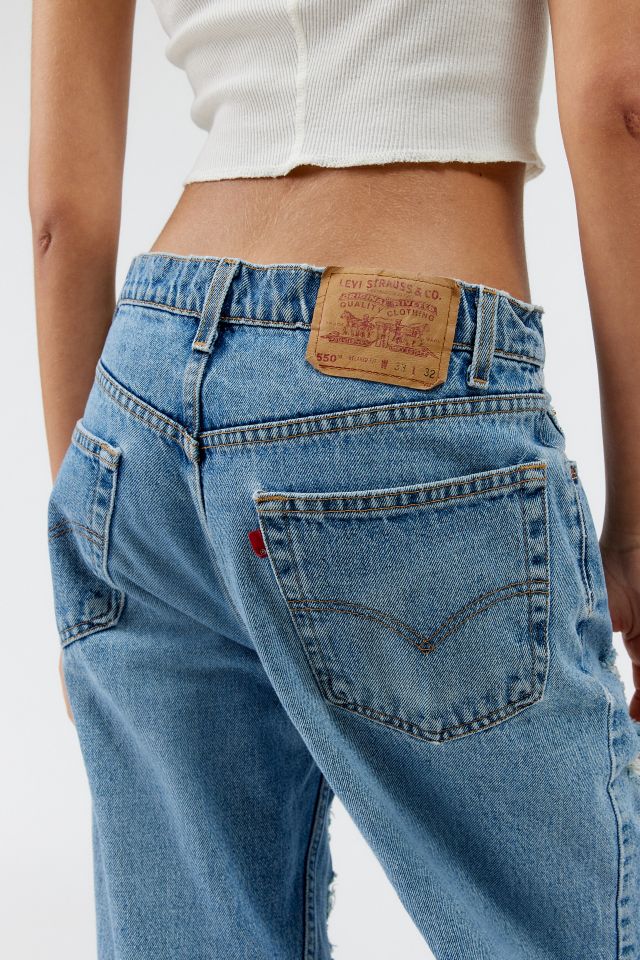 Jean en Denim Détruit Refait Urban Renewal #3