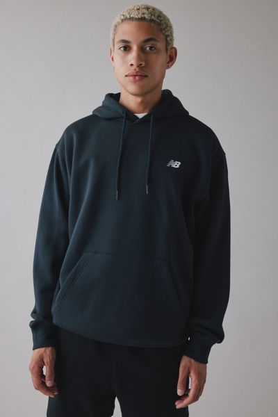 New Balance Sport Essentials Relaxed Fit Fleece Pullover Hoodie In Black