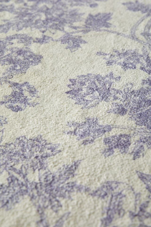 Toile Digital Printed Chenille Rug Urban Outfitters