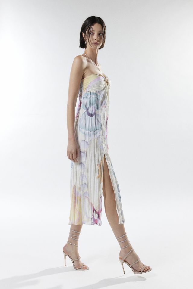 Silence + Noise Kai Bandeau Strapless Midi Dress #2