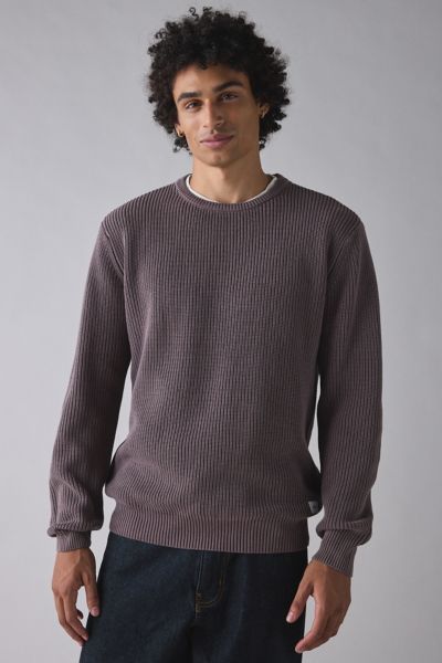 Katin Swell Crew Neck Sweater In Brown, Men's At Urban Outfitters In Brown