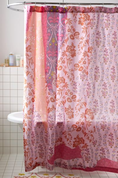 Rosalie Wallpaper Shower Curtain