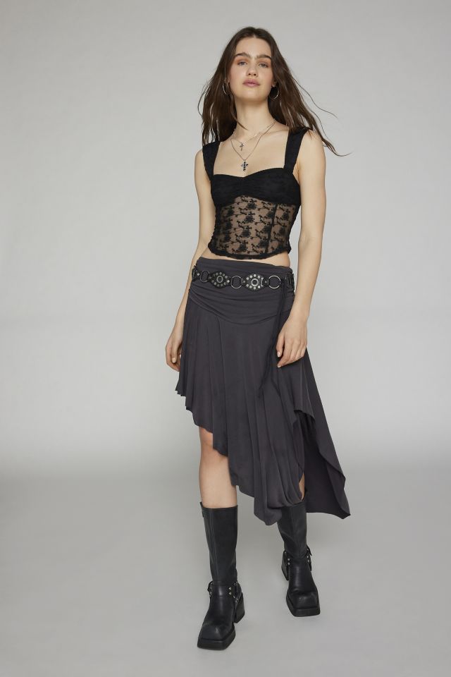 Kimchi Blue Stacia Embroidered Mesh Tank Top #3