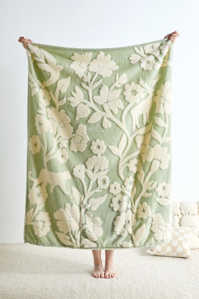 Jacquard Fleece Throw Blanket #1