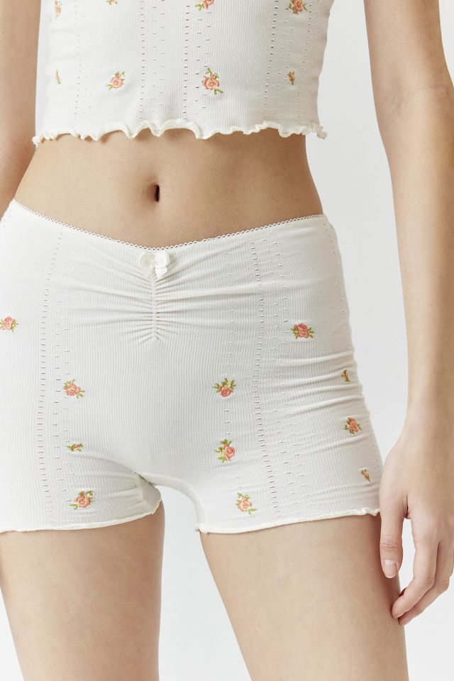 Out From Under Seamless Embroidered Cami & Short Set #2