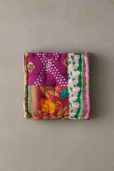 ReMADE By UO Remnants Kantha Floor Pillow