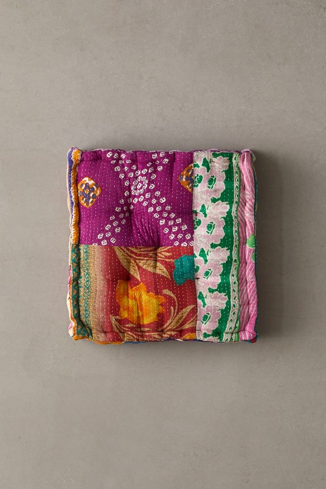 ReMADE By UO Remnants Kantha Floor Pillow #1