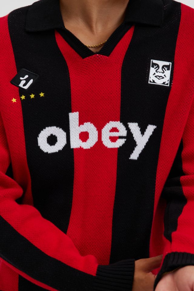 ウェア obey Soccer Jersey Sweater OBEY Soccer Jersey Sweater | Urban Outfitters