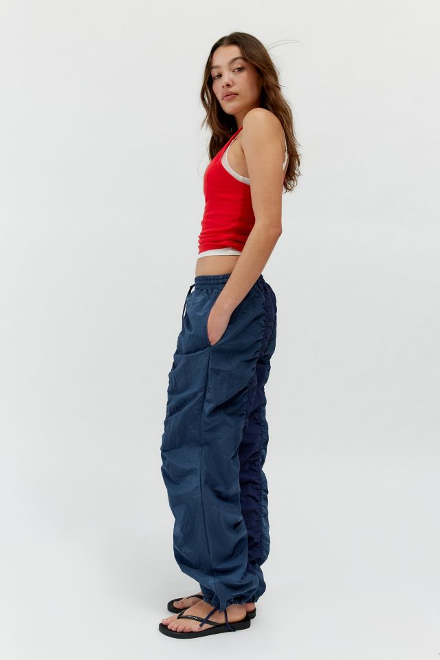 BDG Two-Tone Ruched Track Pant #3