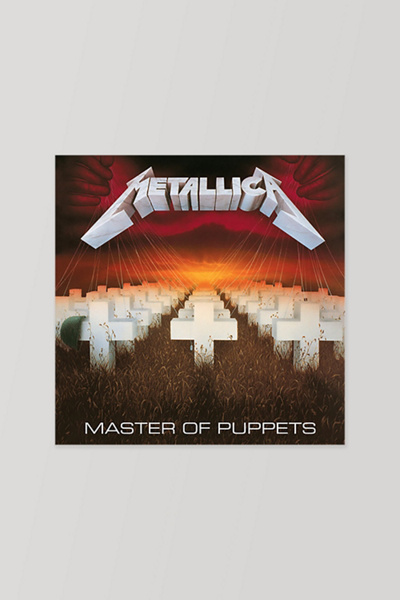 Metallica - Master Of Puppets LP in Black at Urban Outfitters