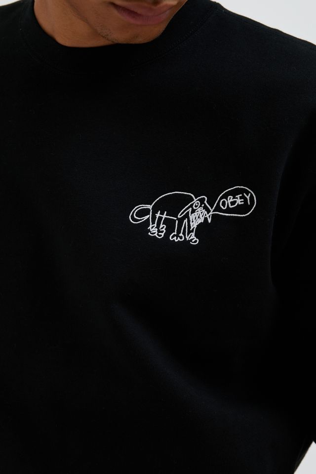 Chandail à col rond OBEY Dog Doodle #3