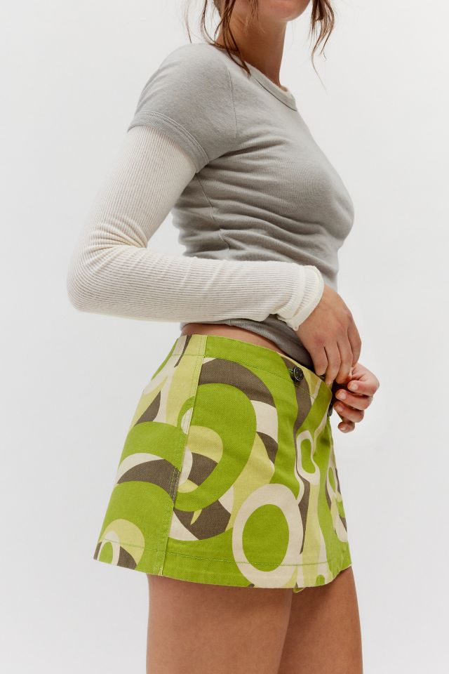 Jupe Portefeuille en Denim BDG Harlow Micro Mini #1