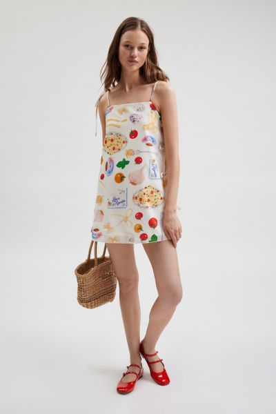 Lisa Says Gah Tata Buon Appetito Tie Mini Dress