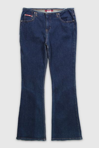 Vintage Y2K Low Rise Dark Wash Flared Jeans