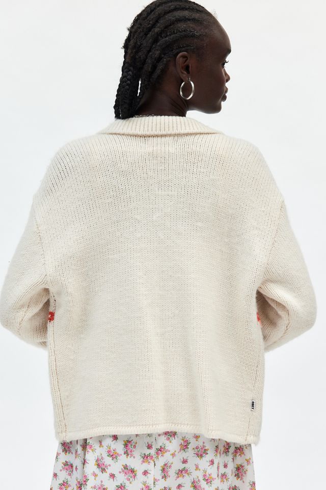 OBEY Swans Zip Up Sweater | Urban Outfitters