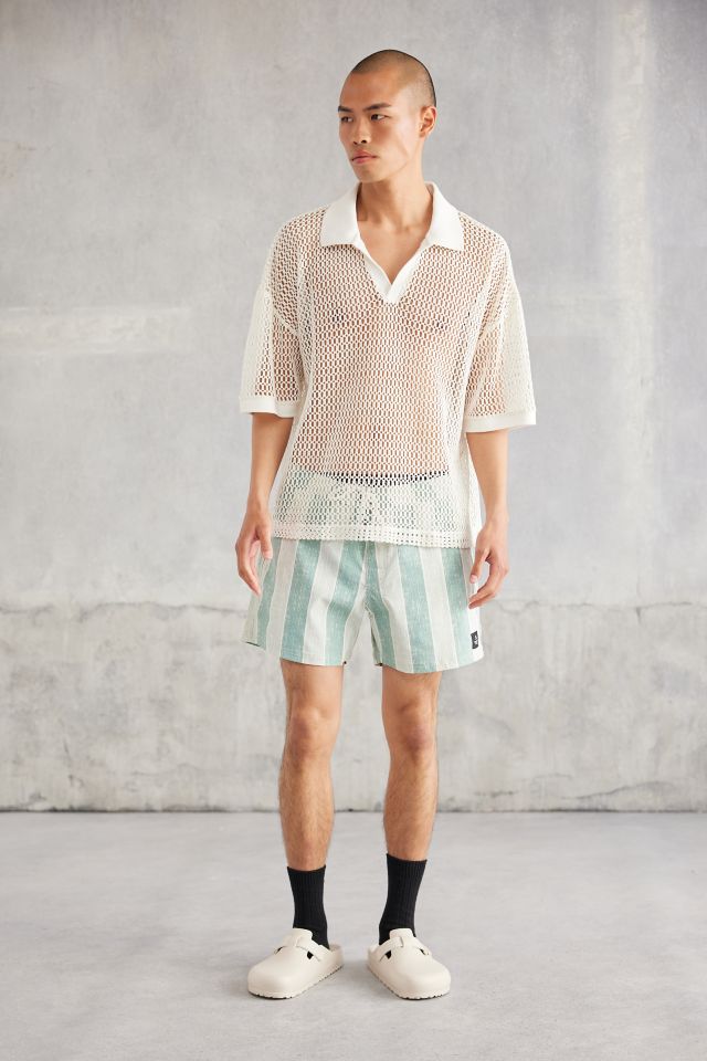 Standard Cloth Printed Stripe Swim Short #2