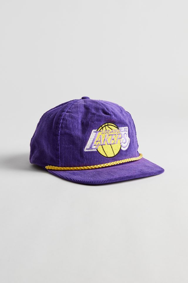 Vintage Lakers Corduroy Trucker Hat